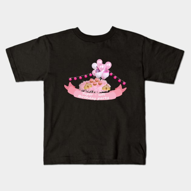Super soft birthday Kids T-Shirt by rmcox20